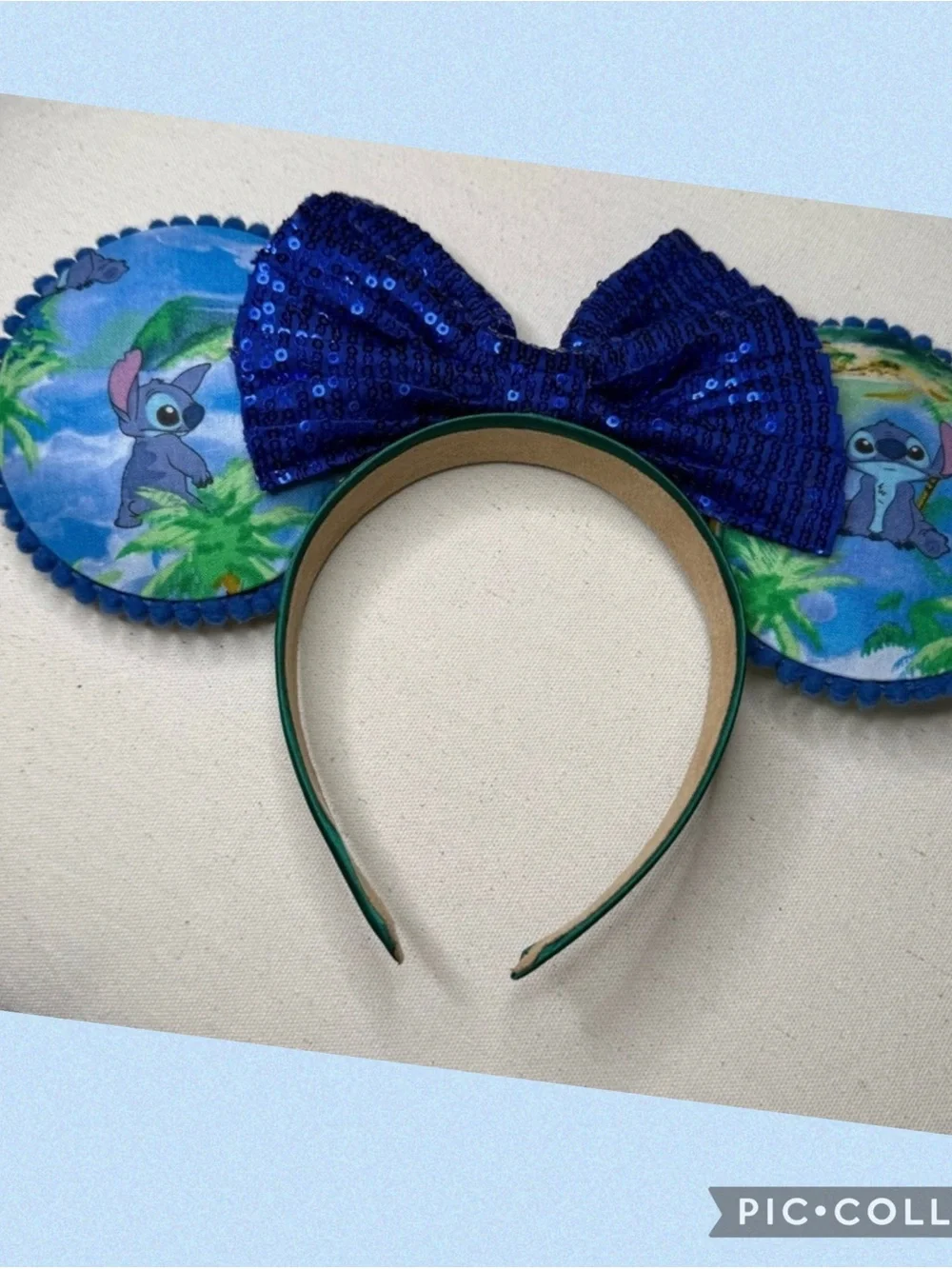 Blue Bow Lilo and stitch  Headband